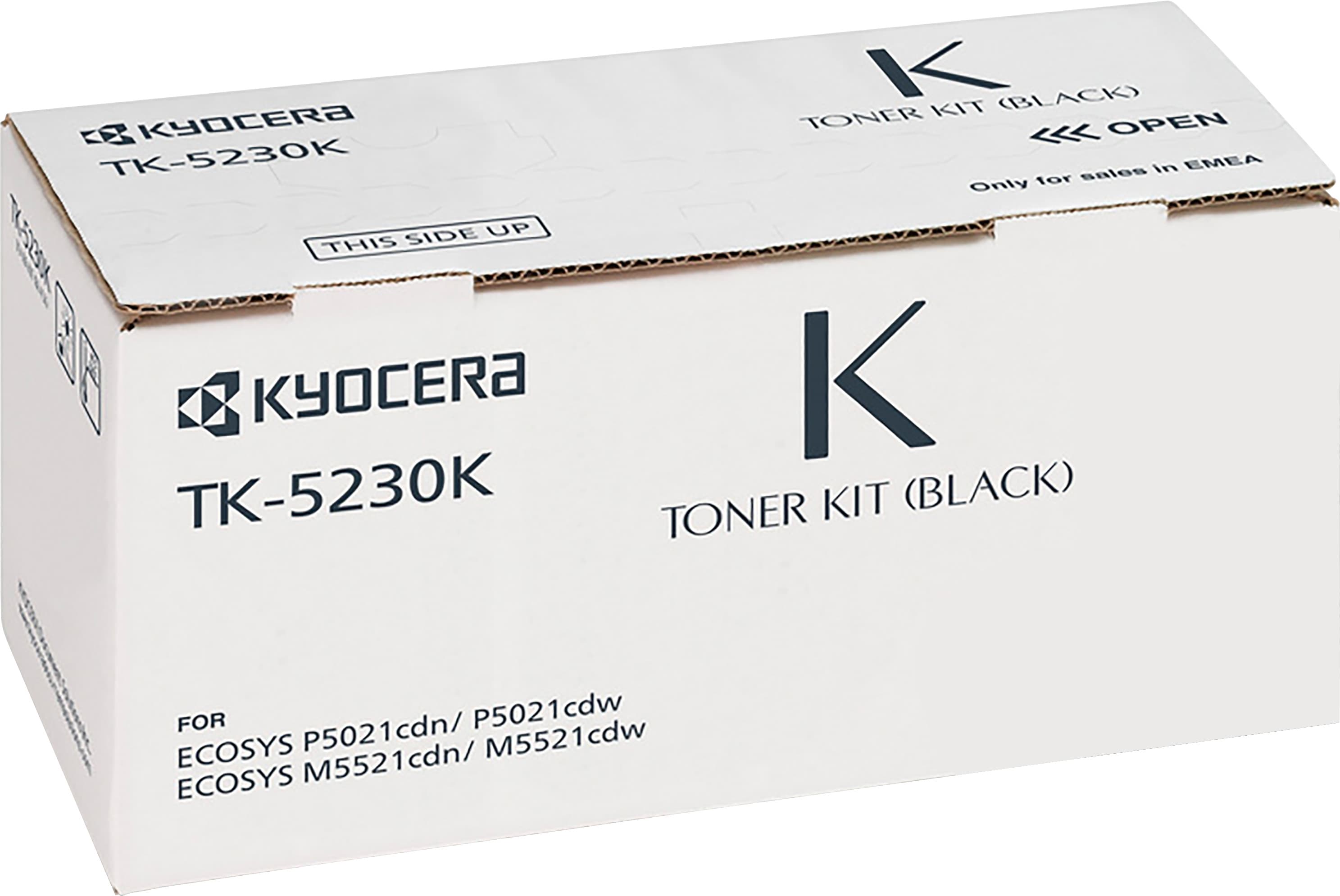 Toner laser Kyocera TK-5230K noir 2 600 pages