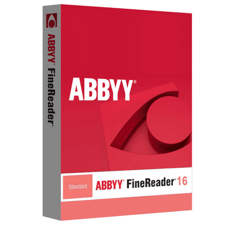ABBYY FineReader PDF 16 Standard | 1 PC | 1 An | Téléchargement